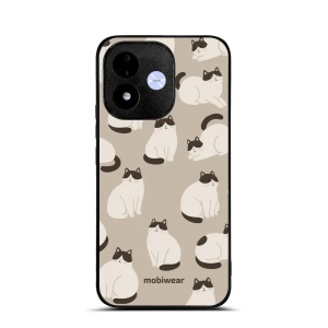 Lesklý kryt na mobil Xiaomi Redmi Note 17 - Mobiwear Glossy G160G, kočičáci