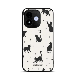 Lesklý kryt na mobil Xiaomi Redmi Note 17 - Mobiwear Glossy G162G, noční kočky