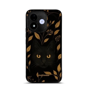 Lesklý kryt na mobil Xiaomi Redmi Note 17 - Mobiwear Glossy G164G, černá kočka