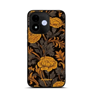 Lesklý kryt na mobil Xiaomi Redmi Note 17 - Mobiwear Glossy G173G, žlutá kvítka