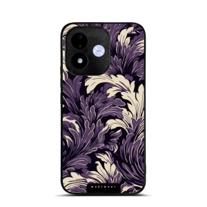 Lesklý kryt na mobil Xiaomi Redmi Note 17 - Mobiwear Glossy GA46G, fialové rostliny