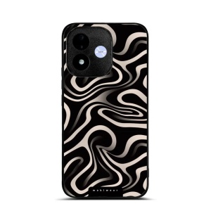 Lesklý kryt na mobil Xiaomi Redmi Note 17 - Mobiwear Glossy GA63G, vlnky a linky