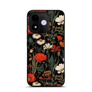 Lesklý kryt na mobil Xiaomi Redmi Note 17 - Mobiwear Glossy GB15G, máky na černém