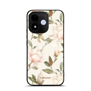 Lesklý kryt na mobil Xiaomi Redmi Note 17 - Mobiwear Glossy GB17G, magnolie na bílé