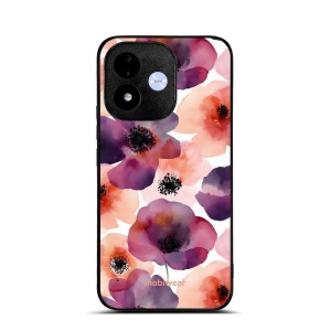 Lesklý kryt na mobil Xiaomi Redmi Note 17 - Mobiwear Glossy GB20G, akvarelové máky