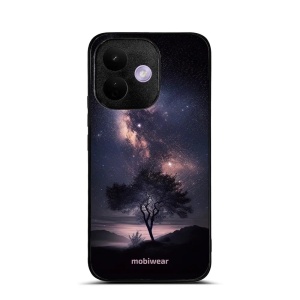 Lesklý kryt na mobil Xiaomi Redmi Note 17 Pro - Mobiwear Glossy G005G, strom s galaxií