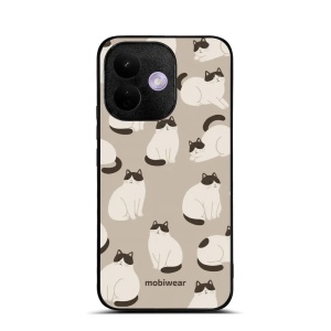 Lesklý kryt na mobil Xiaomi Redmi Note 17 Pro - Mobiwear Glossy G160G, kočičáci