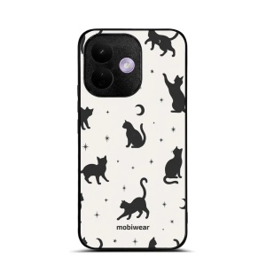 Lesklý kryt na mobil Xiaomi Redmi Note 17 Pro - Mobiwear Glossy G162G, noční kočky
