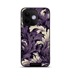 Lesklý kryt na mobil Xiaomi Redmi Note 17 Pro - Mobiwear Glossy GA46G, fialové rostliny
