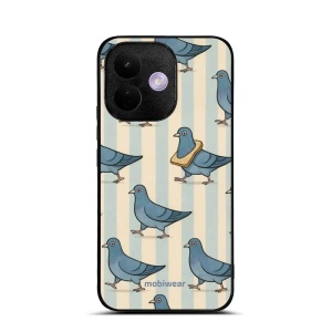 Lesklý kryt na mobil Xiaomi Redmi Note 17 Pro - Mobiwear Glossy GP91G, holubi