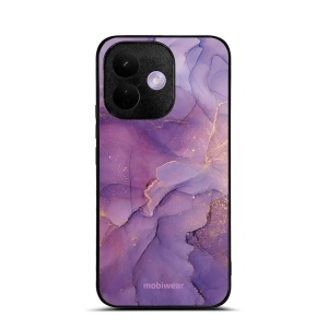 Lesklý kryt na mobil Xiaomi Redmi Note 17 Pro - Mobiwear Glossy G050G, fialový mramor