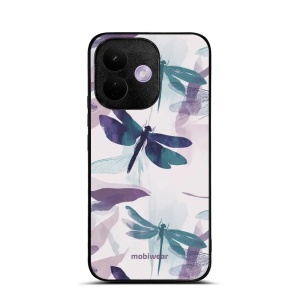 Lesklý kryt na mobil Xiaomi Redmi Note 17 Pro - Mobiwear Glossy GB09G, vážky nad vodou