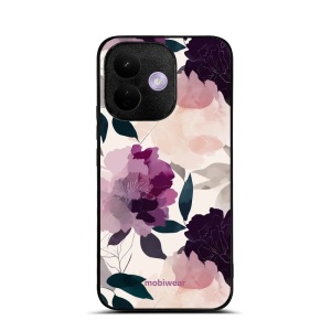 Lesklý kryt na mobil Xiaomi Redmi Note 17 Pro - Mobiwear Glossy GB21G, akvarelové pivoňky