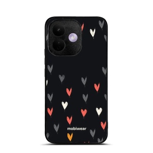 Lesklý kryt na mobil Xiaomi Redmi Note 17 Pro - Mobiwear Glossy GP79G, srdíčka