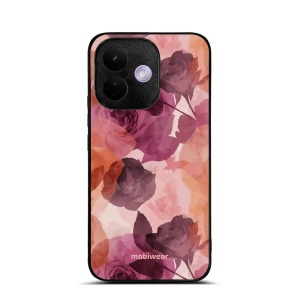 Lesklý kryt na mobil Xiaomi Redmi Note 17 Pro - Mobiwear Glossy GB24G, akvarelové růže