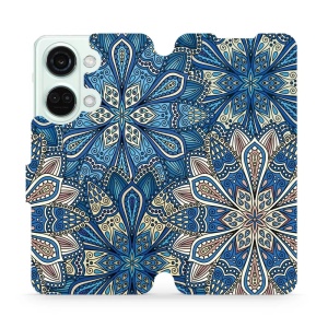 Flipové pouzdro Mobiwear - OnePlus Nord 3 5G - V108P Modré mandala květy