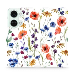 Flipové pouzdro Mobiwear - OnePlus Nord 3 5G - MP04S Luční kvítí