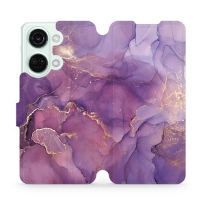 Flipové pouzdro Mobiwear - OnePlus Nord 3 5G - VP20S Fialový mramor