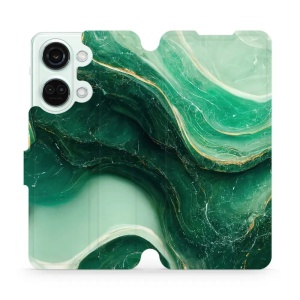 Flipové pouzdro Mobiwear - OnePlus Nord 3 5G - VP38S Zelený mramor