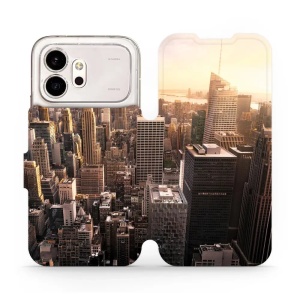 Flip pouzdro na mobil Honor 600 - Mobiwear M138P, New York