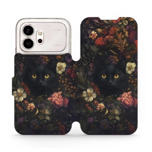 Flip pouzdro na mobil Honor 600 - Mobiwear V161S, temné kočky