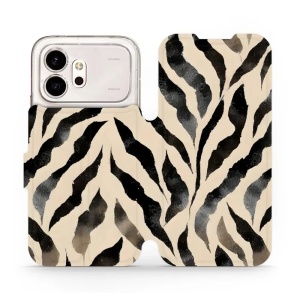 Flip pouzdro na mobil Honor 600 - Mobiwear VA53S, zebří