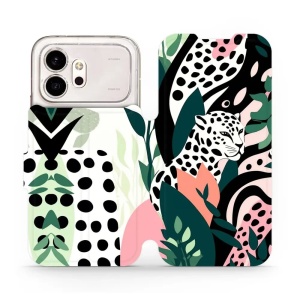 Flip pouzdro na mobil Honor 600 - Mobiwear VP53S, levhart