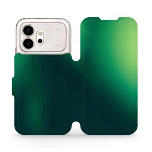 Flip pouzdro na mobil Honor 600 - Mobiwear VP61S, zelený odstín