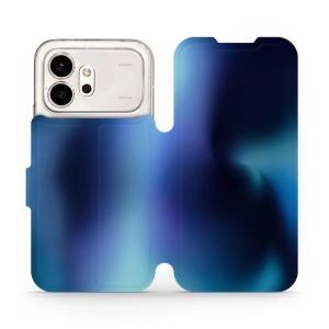 Flip pouzdro na mobil Honor 600 - Mobiwear VP68S, modrý odstín