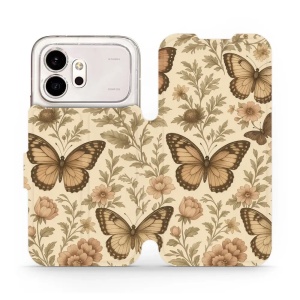 Flip pouzdro na mobil Honor 600 - Mobiwear VP92S, motýlové