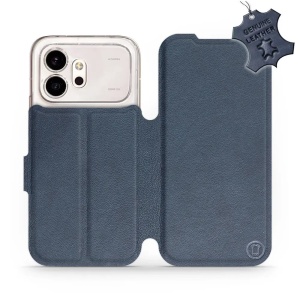 Kožené flip pouzdro na mobil Honor 600 - Mobiwear - modré