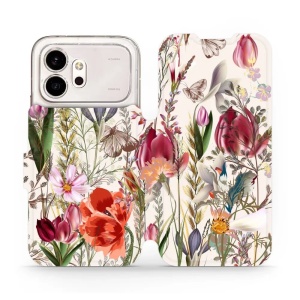Flip pouzdro na mobil Honor 600 - Mobiwear MP01S, rozkvetlá louka