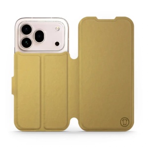 Flip pouzdro na mobil Honor 600 Pro - Mobiwear zlatavé a šedé