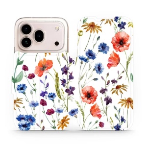 Flip pouzdro na mobil Honor 600 Pro - Mobiwear MP04S, luční kvítí