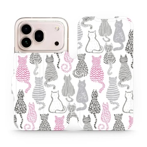Flip pouzdro na mobil Honor 600 Pro - Mobiwear MX01S, kočičí zádíčka