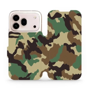 Flip pouzdro na mobil Honor 600 Pro - Mobiwear V111P, maskáče