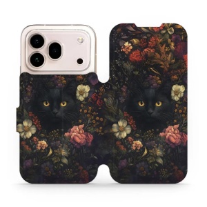 Flip pouzdro na mobil Honor 600 Pro - Mobiwear V161S, temné kočky