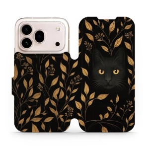 Flip pouzdro na mobil Honor 600 Pro - Mobiwear V164S, černá kočka