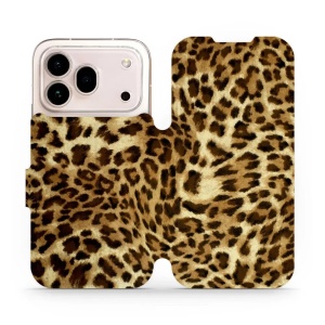 Flip pouzdro na mobil Honor 600 Pro - Mobiwear VA33P, leopardí vzor