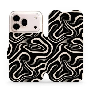 Flip pouzdro na mobil Honor 600 Pro - Mobiwear VA63S, vlnky a linky
