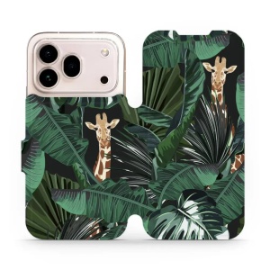 Flip pouzdro na mobil Honor 600 Pro - Mobiwear VP06P, žirafky