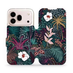 Flip pouzdro na mobil Honor 600 Pro - Mobiwear VP13S, temná flóra