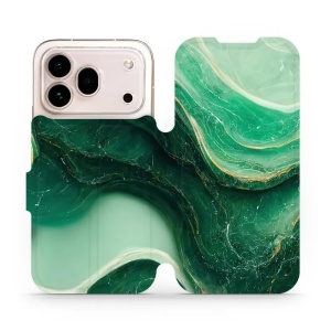 Flip pouzdro na mobil Honor 600 Pro - Mobiwear VP38S, zelený mramor