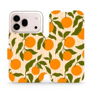 Flip pouzdro na mobil Honor 600 Pro - Mobiwear VP82S, pomeranče