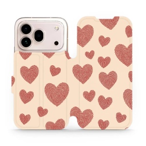 Flip pouzdro na mobil Honor 600 Pro - Mobiwear VP93S, otisk srdce