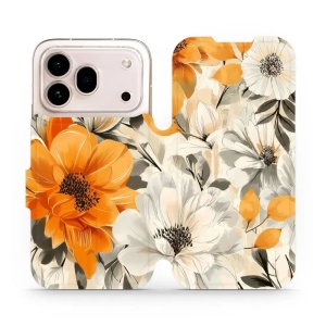 Flip pouzdro na mobil Honor 600 Pro - Mobiwear VP75S, podzimní květy