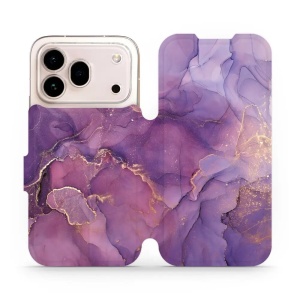 Flip pouzdro na mobil Honor 600 Pro - Mobiwear VP20S, fialový mramor
