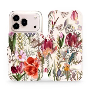 Flip pouzdro na mobil Honor 600 Pro - Mobiwear MP01S, rozkvetlá louka