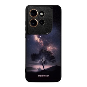 Lesklý kryt na mobil Motorola Edge 60 Neo - Mobiwear Glossy G005G, strom s galaxií