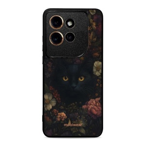 Lesklý kryt na mobil Motorola Edge 60 Neo - Mobiwear Glossy G161G, temná kočka